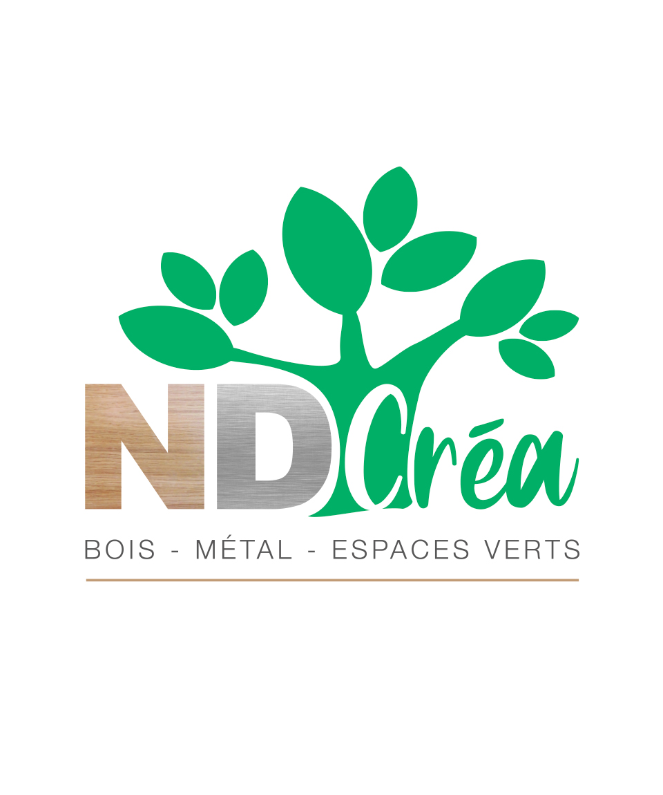 Logo ND Créa Bois Métal Espaces verts